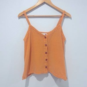O’Neill button front tank top size S